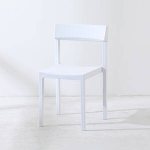 Venta al por mayor de muebles de fábrica moderno Patio Jardín Plástico Restaurante Café Silla Apilable Blanco PP Resina Plástico Silla al aire libre - Product Image 5