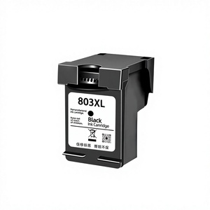 Minway 803 803XL <span class=keywords><strong>Cartouche</strong></span> Rechargeable Remanufacturée Pleine Couleur Noire avec Puce 100% Compatible HP2132 2621 <span class=keywords><strong>2622</strong></span> 2623 2628 - Product Image 2
