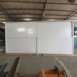 La pizarra móvil de altura ajustable combina la portabilidad con el levantamiento ergonómico para la configuración de la sala de entrenamiento escolar - Product Image 6