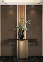 Solution unique Décoration Salon Architecture Design Villa de luxe Décor à la maison Rendu 3d Design d'intérieur moderne