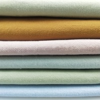 Tissu popeline 100% coton uni teint lavé D687 - Absorbant, thermocollant pour chemises, pantalons, sacs et jouets