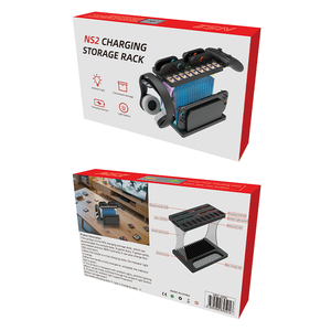 Switch2 Charging Dock Stand Game Card Disc Storage Charger for Nintend <strong>Switch</strong> 2 Joncon <strong>Controller</strong> Charging Dock Base <strong>Holder</strong> - Product Image 6