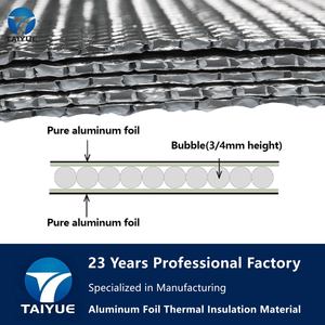 Rollo de Aislamiento Térmico de Burbujas de Aluminio Reflectante para Techos, Barrera Radiante para Edificios en Techos, Paredes y Pisos - Product Image 2