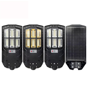 Lámpara <span class=keywords><strong>Solar</strong></span> LED para Calle <span class=keywords><strong>LUMIO</strong></span> All One ABS con Batería LiFePO4, IP65 Impermeable, Temperatura de Color 3000K-6500K, Uso en Carreteras, 2 Años de Garantía, Color Negro - Product Image 1