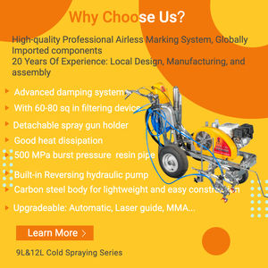Máquina de Marcado de Superficies de Carreteras por Pulverización en Frío HW-12L, Máquina de Líneas de Plástico en Frío para Pavimento - Product Image 2