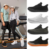 Chaussures de sport légères à lacets de couleur unie, directement de l'usine, pour le cyclisme, la randonnée et le saut à la corde - Utilisation décontractée en extérieur