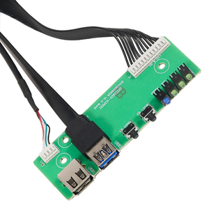 เคสพีซีด้านหน้า IO PCB <span class=keywords><strong>สาย</strong></span> USB2.0รีเซ็ตพลังงาน USB3.0สวิตช์ไฟ LED <span class=keywords><strong>HDD</strong></span> สำหรับแชสซีเดสก์ท็อป ATX - Product Image 3