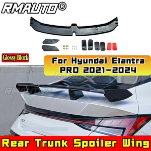 For Hyundai Rear <b>Trunk</b> Spoiler Wing Rear Roof Spoiler Roof Wing Body Kit for Hyundai Elantra PRO 2021-2024 Car Accessories - Product Image 1