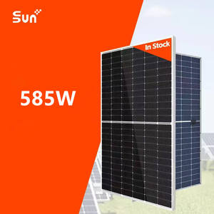 Paneles Solares Monocristalinos Bifaciales SUNPLUS de 585W, Ideales para Uso Comercial, Envío desde el Almacén de California - Product Image 1