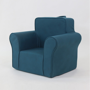Échantillon gratuit OEM ODM mobilier de bureau pour salon dark blu canapé en tissu doux pour enfants <span class=keywords><strong>Club</strong></span> <span class=keywords><strong>fauteuil</strong></span> pour café chaise coussin de confort - Product Image 1