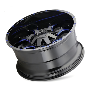 Rines Forjados para Camioneta, Acabado Negro Brillante, Diseño Cóncavo, 20 22 24 26 Pulgadas, 6x139.7, para Silverado 1500 Todoterreno - Product Image 3