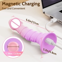 Vibrador Anal de Silicona Suave Multicolor para Mujer, Dildo, Juguete Sexual, 100% Impermeable, Ecológico, Unisex, Venta al Por Mayor