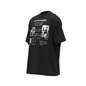 Été Nouvelle Arrivée Mode Rétro Streetwear Tee Cultural Shirt Creative Print Short Sleeve Men's T-Shirt 100% Cotton Breathable - Product Image 3