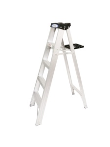 <span class=keywords><strong>Escalera</strong></span> <span class=keywords><strong>de</strong></span> <span class=keywords><strong>tijera</strong></span> doble multifunción <span class=keywords><strong>de</strong></span> <span class=keywords><strong>aluminio</strong></span> <span class=keywords><strong>de</strong></span> Color personalizable con bandeja <span class=keywords><strong>de</strong></span> herramientas Diseño Industrial telescópico para uso en exteriores - Product Image 4