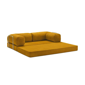 Sofá Cama de Tres Plazas, Cómodo y Suave, Plegable, Diseño Modular para Uso en Almacenes y Hoteles - Product Image 1