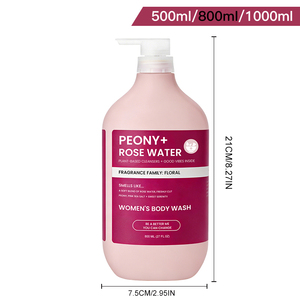 Jabón Corporal para Mujer con Agua de Rosas y Peonía, a Base de Plantas, Hidratante, Nutritivo, Limpiador Profundo, para una Piel Saludable, Suave, Sedosa y Radiante - Product Image 6