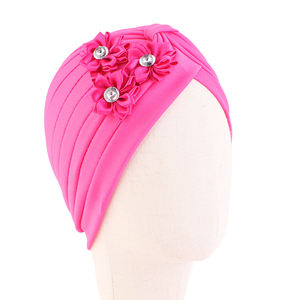 Mode Nouveau design Fille Tête Tissu Fleurs Turban pour enfant - Product Image 5