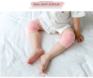 Genouillères et coudières antidérapantes pour bébés et tout-petits, en coton résistant à l'usure, pliables, pour apprendre à marcher, protection des jambes - Product Image 3