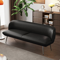 Canapé deux places au design moderne et minimaliste en cuir pour salon et appartement – Vente en gros directe usine, personnalisable