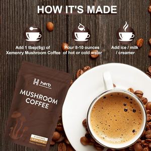 Café de Hongos en Polvo para Adultos, Marca Privada ODM/OEM, Bueno para la Concentración, la Memoria, la Inmunidad y la Energía - Product Image 6