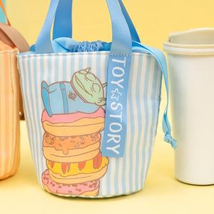 Sac fourre-tout isotherme de grande capacité Petit sac à main isolé de qualité alimentaire avec fermeture à cordon - Product Image 6