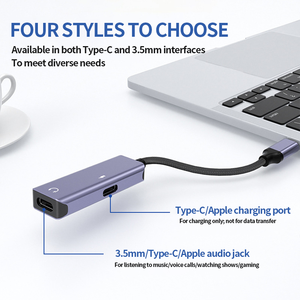 Custom Usb c to 3.5mm Jack Headphone <strong>AUX</strong> Converter Adapter 2-in-1 PD Fast Charger Multifunctional Type c Audio Cable <strong>for</strong> <strong>iphone</strong> - Product Image 3