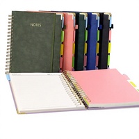 Carnet de notes A5 à spirale rigide, agenda de haute qualité, cadeau d'affaires premium, couverture en papier, hebdomadaire 2027