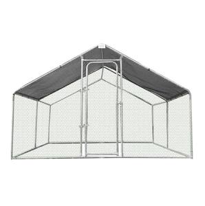 4m x 3m Acero Pollo Walk in Run Recinto Conejo Hutch Aves de Corral Coop Duck <span class=keywords><strong>House</strong></span> Multifuncional Nuevo producto 2019 Proporcionado <span class=keywords><strong>3</strong></span> años - Product Image 1