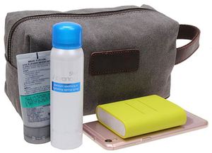 Kit de aseo de moda simple, bolsa de lavado de maquillaje de viaje OEM personalizada con cierre de cremallera, bolsas de inodoro - Product Image 4