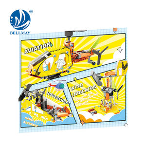 Bemay Toy 254 PCS Kit de experimentos científicos Helicóptero, molino de viento solar, <span class=keywords><strong>barco</strong></span>, <span class=keywords><strong>juguete</strong></span> solar de bloques de construcción 3IN1 - Product Image 5