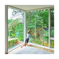 Fenêtres en verre à cadre en aluminium Prima Fenêtre fixe en aluminium à prix compétitif Conception personnalisée pour les villas