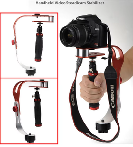 Stabilisateur Steadycam intelligent portable rouge pour la prise de vue vidéo et selfie Rebel T1i T2i T3i T4i T5i Compatible - Product Image 6