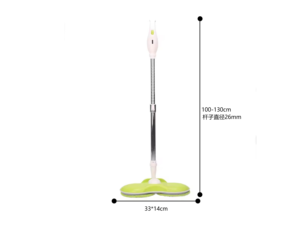 Balai électrique sans fil rechargeable à tête automatique à double entraînement Nettoyage sans effort des sols avec nettoyeur de <span class=keywords><strong>sol</strong></span> rotatif - Product Image 2