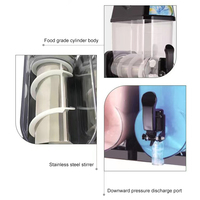 304 acier inoxydable 3 * 12L réservoir Slush Machine nouvelle condition espace boisson congelée Margarita Slushie pour hôtels et restaurants