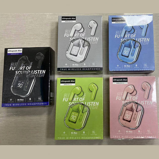 TWS Wireless Air31 Semi-in-ear for 5.3 Headset Digital Display ANC Noise Canceling IPX4 Waterproof Low Latency Gaming
