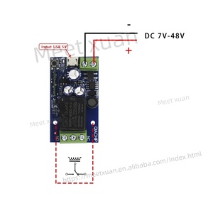 <span class=keywords><strong>Relais</strong></span> WiFi intelligent EWelink à 1 canal, interrupteur intelligent, commande industrielle DC 5V, télécommande pour Alexa, contrôle vocal Google Home - Product Image 3