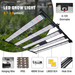 3-kênh 1000 wát LED Grow ánh sáng UV IR Dimmable tối ưu quang phổ đầy đủ cho tăng trưởng thực vật cho nở vuông góc canh tác hệ thống - Product Image 3