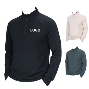 T-shirt de gymnastique personnalisé pour hommes à manches longues 100 polyester ONeck Running Outdoor Quick Dry Tee Shirt - Product Image 1