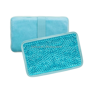 Soulagez la douleur et réduisez le gonflement avec ces compresses de glace multifonctionnelles en forme carrée, perles de gel, compresse chaude et froide pour la maison avec cette compresse froide réutilisable - Product Image 1