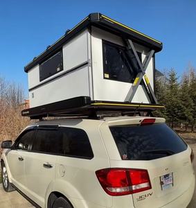 電動4x4オフロードキャンプ屋根テントハードシェル2-3人用アルミキャンプ防水屋根テントキャンプハイキング - Product Image 1