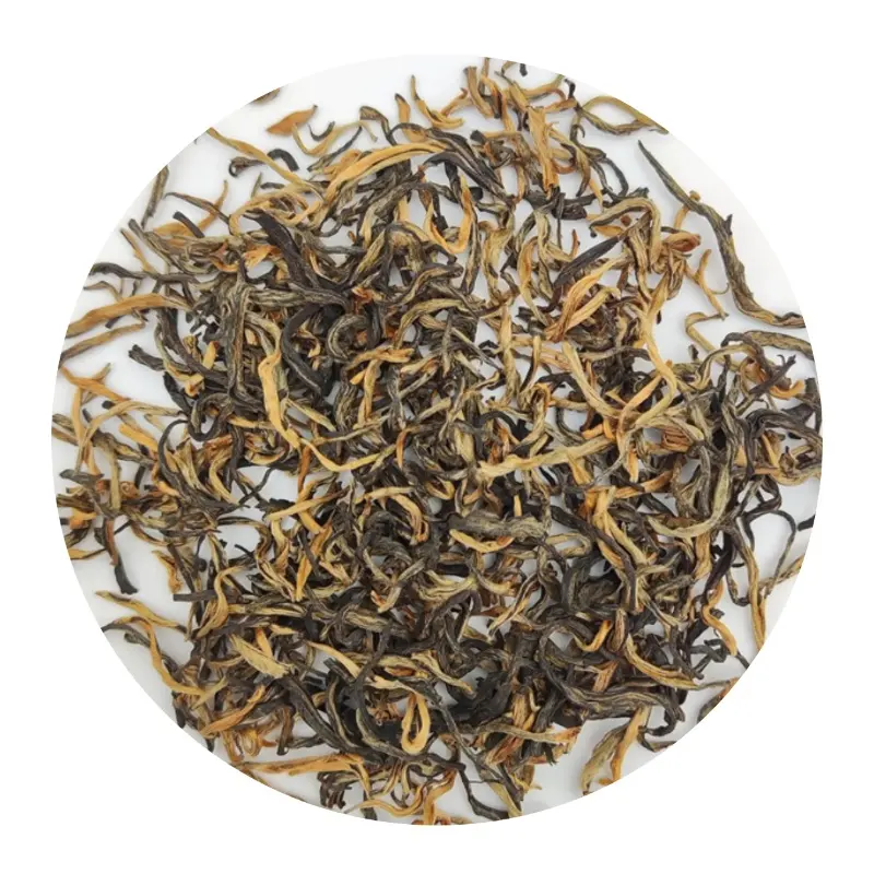 Té negro Yunnan Maofeng de alta calidad, gran oferta de fábrica de alta calidad, té negro suelto, espiral negra, beneficios para la salud, Té Dianhong