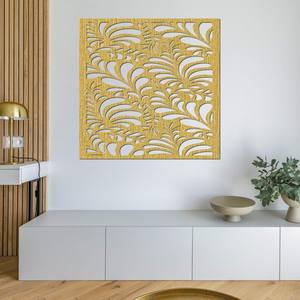 Floral Plywood Wall Art Modern <b>Laser</b> <b>Cut</b> <b>Wooden</b> Wall Decor Nature Inspired Art Deco Hanging Living Room Bedroom Home Interiors - Product Image 4
