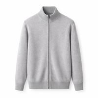 Pull en cachemire tricoté respirant, coupe ample et ajustée, pour homme, automne-hiver, épais et décontracté