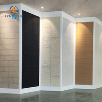 Revêtement mural extérieur en pierre flexible moderne LYA Brand MCM, carreaux étoile et lune, placage de pierre naturelle mince, écologique