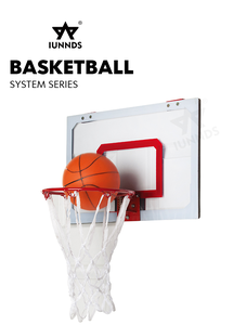 <span class=keywords><strong>Canestro</strong></span> da <span class=keywords><strong>basket</strong></span> portatile IUNNDS in acciaio per interni/esterni con <span class=keywords><strong>diametro</strong></span> del cerchio di 430 mm e tabellone da 64x44 cm per uso domestico o in ufficio - Product Image 4
