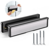 Buzón de Correo Personalizado de Acero Inoxidable/Aluminio Anti-Rust y Anti-Espionaje |   VOLCRIX con acción de solapa suave, opciones de montaje en pared o en suelo
