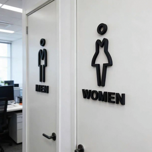 Nuevo Letrero de Latón Fundido de Precisión para Decoración, Letrero de WC, Letrero de Pared para Baño, Señalización de Puerta, Ícono Masculino y Femenino - Product Image 6