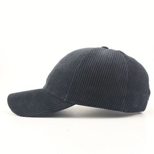 Manufacturer Good Quality 6 Panel Hat Polyester Corduroy <b>Blank</b> <b>Cap</b> Custom Embroidered LOGO Baseball Corduroy <b>Cap</b> Customized - Product Image 4