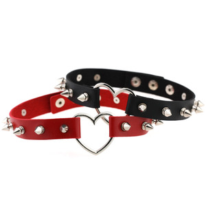 Collar BDSM de PU y Aleación con Púas y Remaches, Cadena Ajustable, 100% Impermeable, Juguete Sexual SM, Accesorio de Cosplay para Mujeres y Chicas - Product Image 4