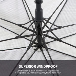 ร่มกอล์ฟพิมพ์โลโก้ตามสั่ง ขายส่งจำนวนมาก กันลม กันฝน ร่มของขวัญส่งเสริมการขาย - Product Image 5